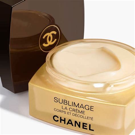 crema para el cuerpo chanel|SUBLIMAGE LA CRÈME CORPS ET DÉCOLLETÉ CREMA .